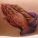tattoo galleries/ - Realistic praying hands tattoo by mario sanchez - 55049